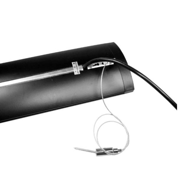 Achestan linearna ovjesna svjetiljka crna 40W 3500lm IP40 PF 0.9 4500K