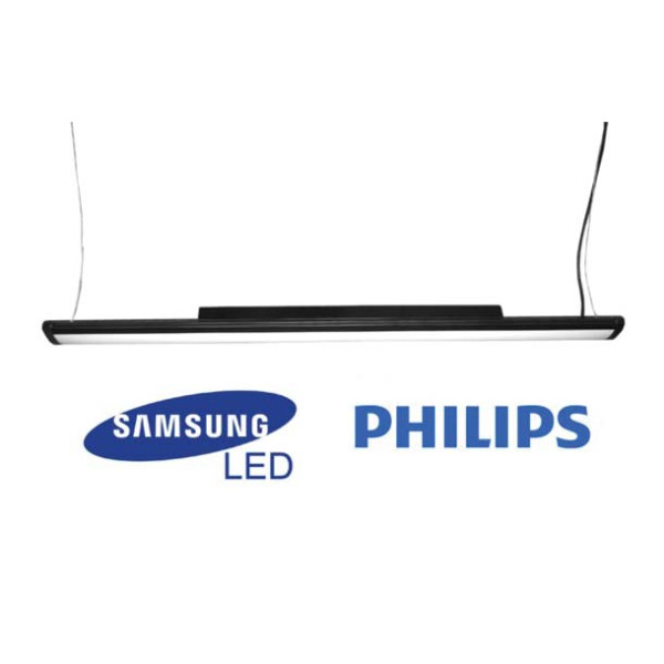 Achestan linearna ovjesna svjetiljka srebrna 40W 3500lm IP40 PF 0.9 3000K