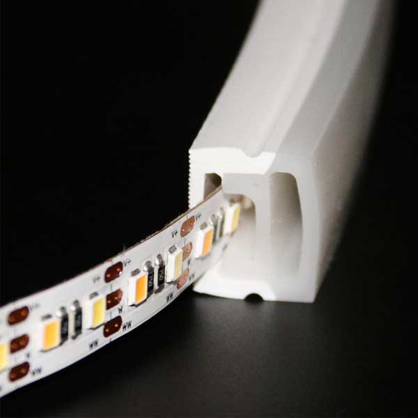 Aluminijski nosač za silikonski savitljivi profil za LED traku 20x20 mm