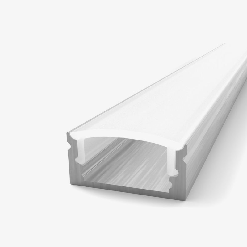 Aluminijski profil nadgradni opalno bijeli difuzor 1 metar 17.2 x 7.2 x 1000 mm