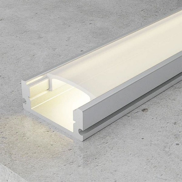 Aluminijski profil nadgradni opalno bijeli difuzor 1 metar 17.2 x 7.2 x 1000 mm Aluminijski profil nadgradni opalno bijeli difuzor 1 metar 17.2 x 7.2 x 1000 mm