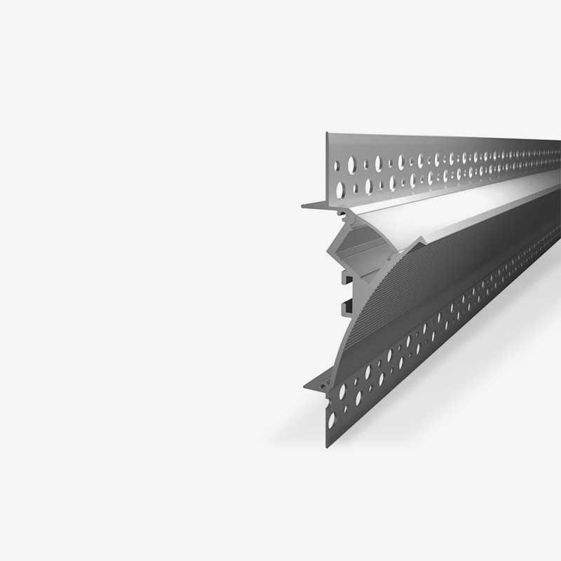 Aluminijski profil ugradbeni/Knauf zidni opalno bijeli difuzor 2 metra 82.60 mm x 47.00 x 15.00 x 33 mm 
