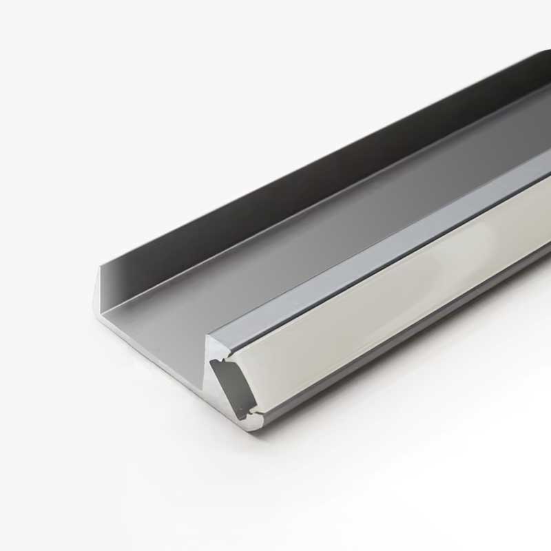 Aluminijski profil za LED trake ugradnja na police 20.6 x 17.9 x 11