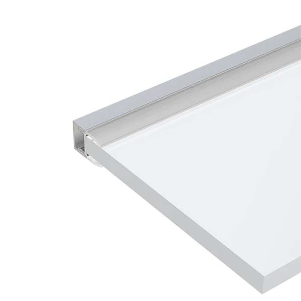 Aluminijski profil za LED trake ugradnja na staklene police 16.6 x 30x 200 cm