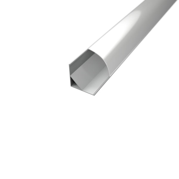 Aluminijski profil za LED traku KUTNI 2m 16mm x 10mm