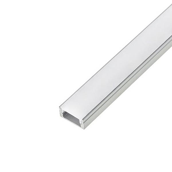 Aluminijski profil za LED traku nadgradni 2m 17.4 x 12.4 x 6 mm