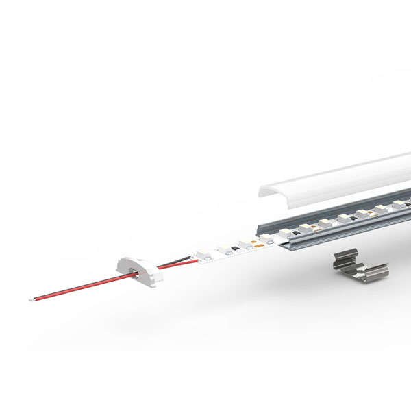 Aluminijski profil za LED traku nadgradni 2m 17.9x5.7 mm