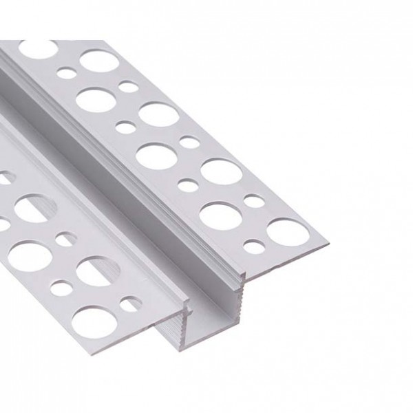 Ugradbeni aluminijski profil za LED traku opalno bijeli difuzor 2 metra 27.76 x 12.2 mm