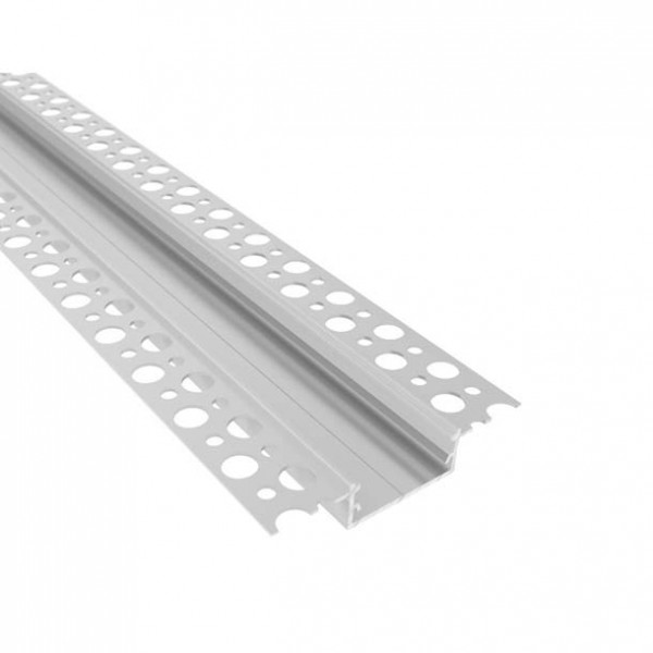 Ugradbeni aluminijski profil za LED traku opalno bijeli difuzor 2 metra 36.91 x 12.2 mm