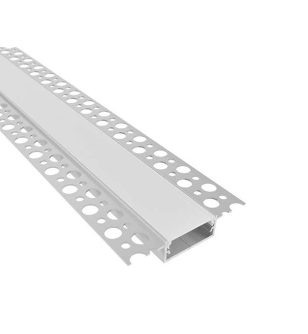 Aluminijski profil za LED traku ugradbeni 2m DP65 IP20