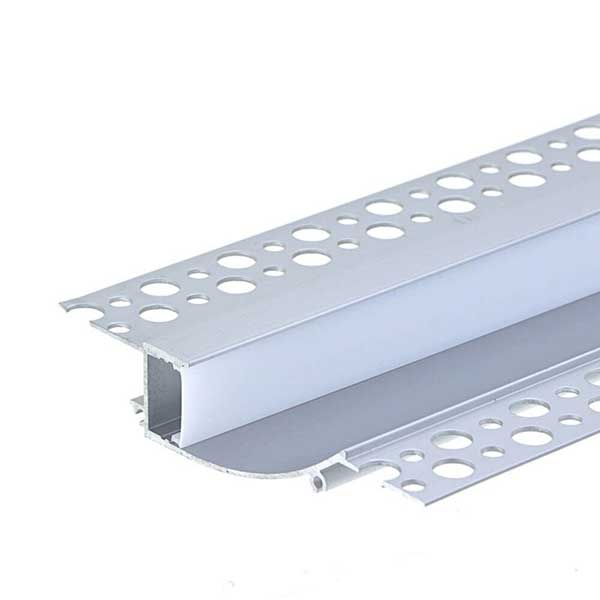 Ugradbeni aluminijski profil za LED traku Knauf/Suhozid opalno bijeli difuzor 2 metra 98.00 x 19.00 mm