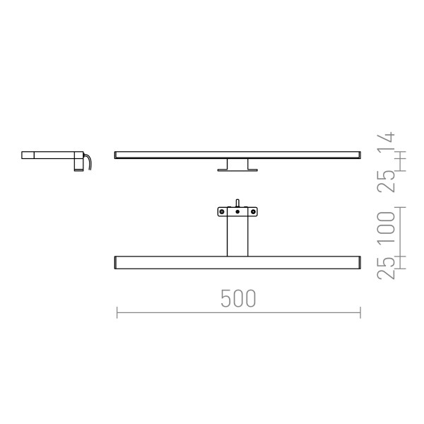 BALEA LED svjetiljka 230V LED 7W 120° IP44 3000K