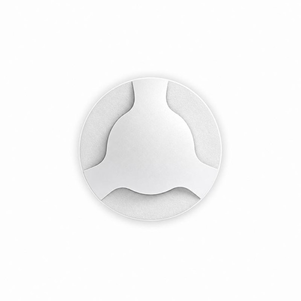 Bijela gradbena zidna LED svjetiljka KICK III 3W 150 lm IP54 - trostrano osvjetljenje Bijela gradbena zidna LED svjetiljka KICK III 3W 150 lm IP54 - trostrano osvjetljenje