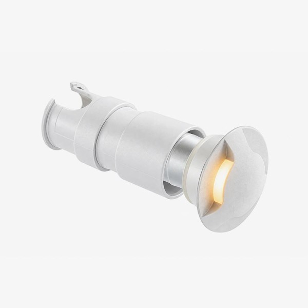 Bijela gradbena zidna LED svjetiljka KICK III 3W 150 lm IP54 - trostrano osvjetljenje Bijela gradbena zidna LED svjetiljka KICK III 3W 150 lm IP54 - trostrano osvjetljenje