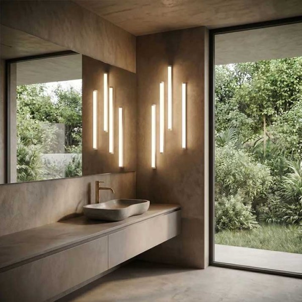 Bijela/Krom zidna LED svjetiljka TONIC 20W IP44 Bijela/Krom zidna LED svjetiljka TONIC 20W IP44