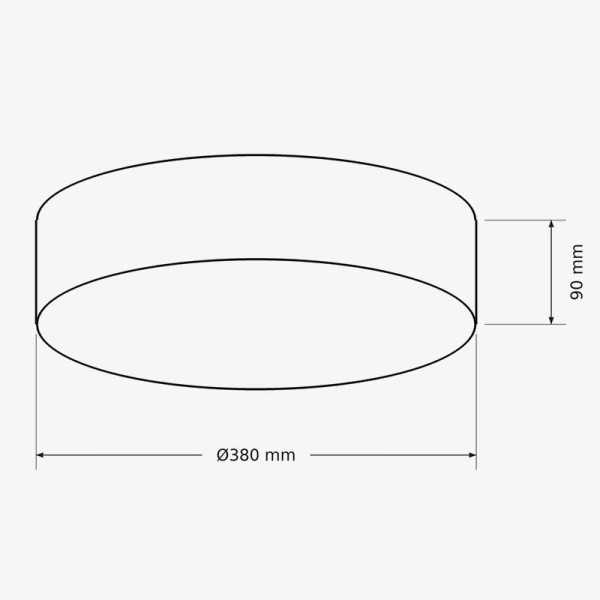 Bijela nadgradna stropna LED svjetiljka 32 W 4000 K Bijela nadgradna stropna LED svjetiljka 32 W 4000 K