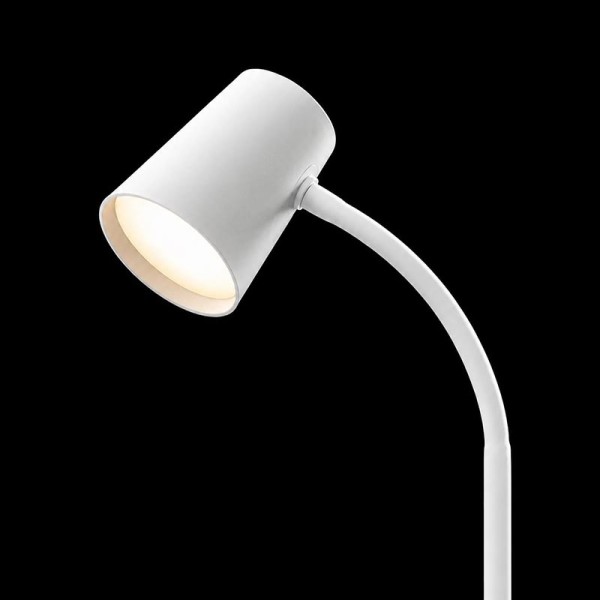 Bijela stolna dimabilna LED svjetiljka 4.5W Verina sa kvačicom