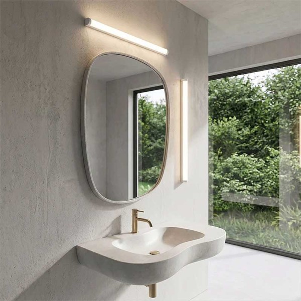 Bijela zidna LED svjetiljka TONIC 20W IP44