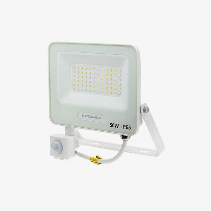 Bijeli LED reflektor 50W 2700 s PIR senzorom pokreta