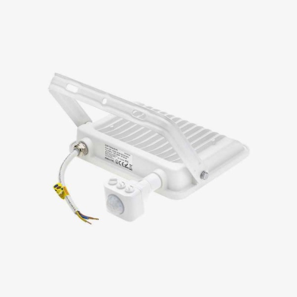 Bijeli LED reflektor 50W 2700 s PIR senzorom pokreta Bijeli LED reflektor 50W 2700 s PIR senzorom pokreta