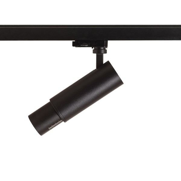 Cilindrični reflektor Optimus za 3F tračnu šinu 230V LED GU10  10°-50°