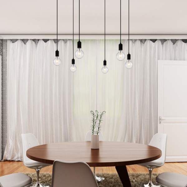 CINDY VI visilica 230V LED 6xE27 LED unutarnja rasvjeta R12054 - iDEAL LED | Led žarulje - LED rasvjeta iDEAL LED | Led žarulje - LED rasvjeta CINDY VI visilica 230V LED 6xE27
