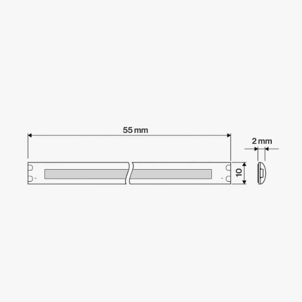 COB LED traka 48V 6W/m 504 SMD/m