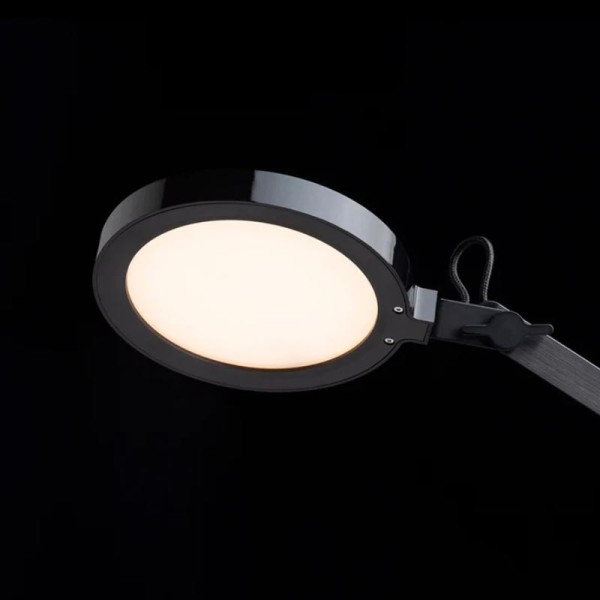 Crna dimabilna stolna LED svjetiljka EMA 10W 3000K 10000 lm