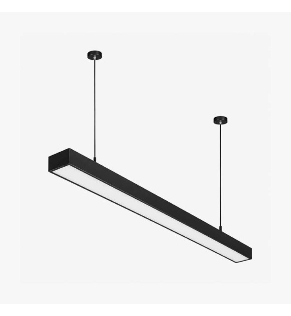 Crna linerana ovjesna svjetiljka 12W 960 lm 600 mm 4000K Cynideco