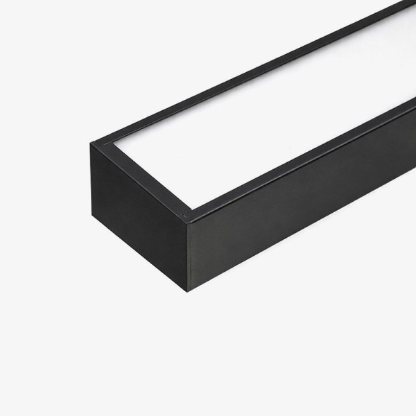 Crna ovjesna linearna LED svjetiljka Cynideco 45W 4000K 3600 lm 150 cm Crna ovjesna linearna LED svjetiljka Cynideco 45W 4000K 3600 lm 150 cm