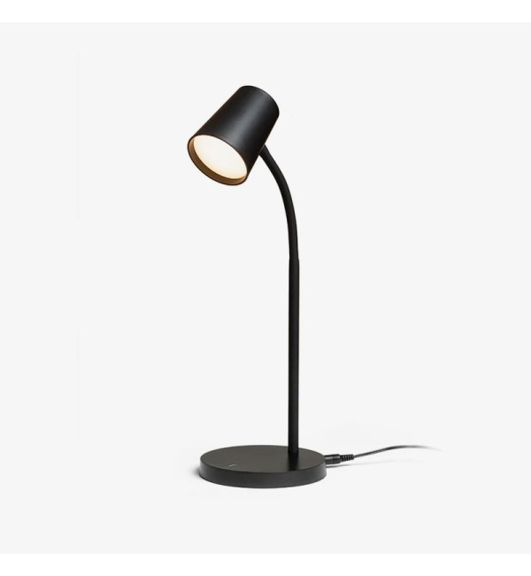 Crna stolna dimabilna LED svjetiljka 4.5W Verina