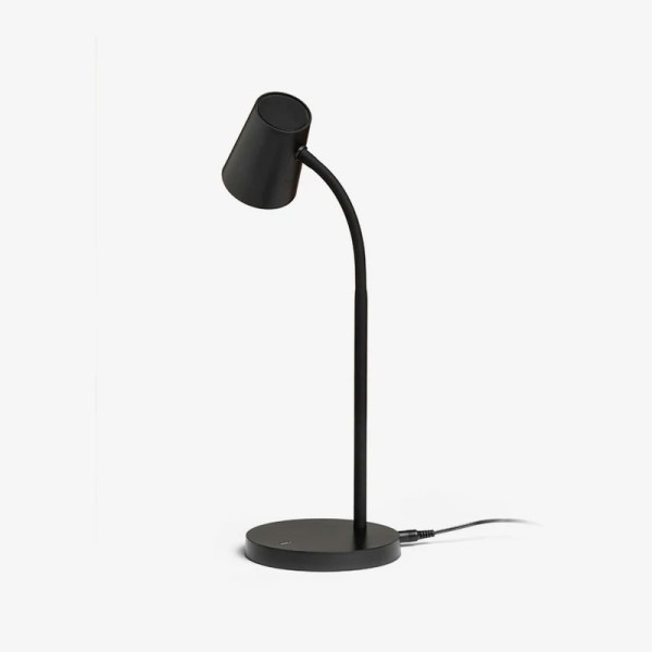 Crna stolna dimabilna LED svjetiljka 4.5W Verina