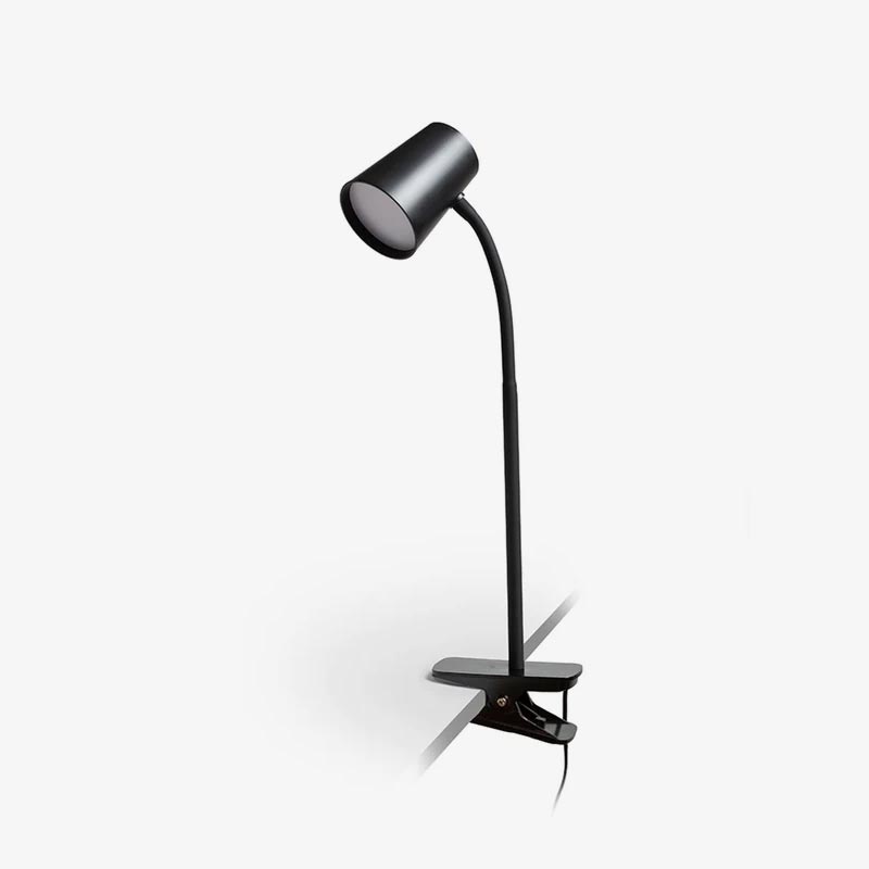 Crna stolna dimabilna LED svjetiljka 4.5W Verina sa kvačicom