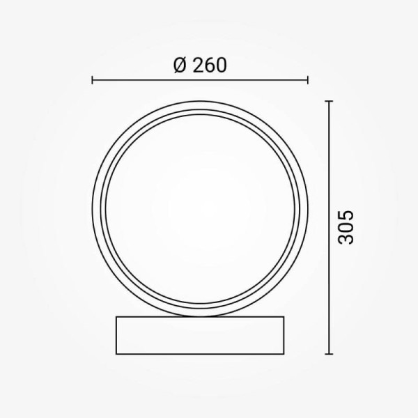 Crna stolna LED svjetiljka 7W 3000K Crna stolna LED svjetiljka 7W 3000K