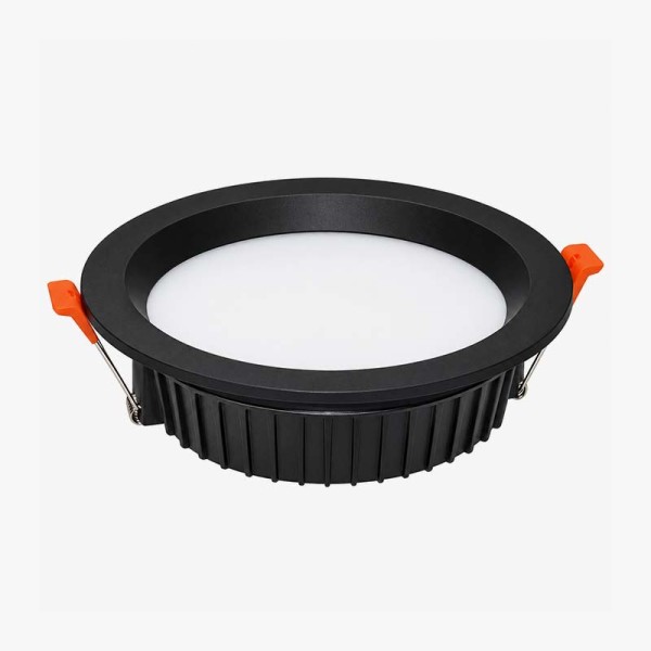 Crna ugradbena LED svjetiljka downlight Karel 20W 1900 lm IP44
