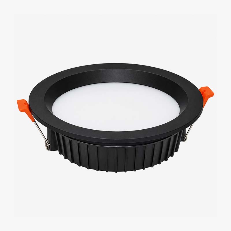 Crna ugradbena LED svjetiljka downlight Karel 20W 1900 lm IP44