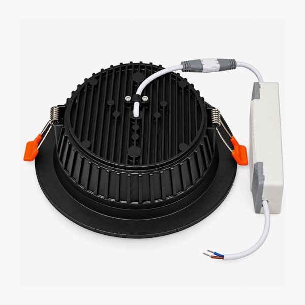 Crna ugradbena LED svjetiljka downlight Karel 20W 1900 lm IP44 Crna ugradbena LED svjetiljka downlight Karel 20W 1900 lm IP44