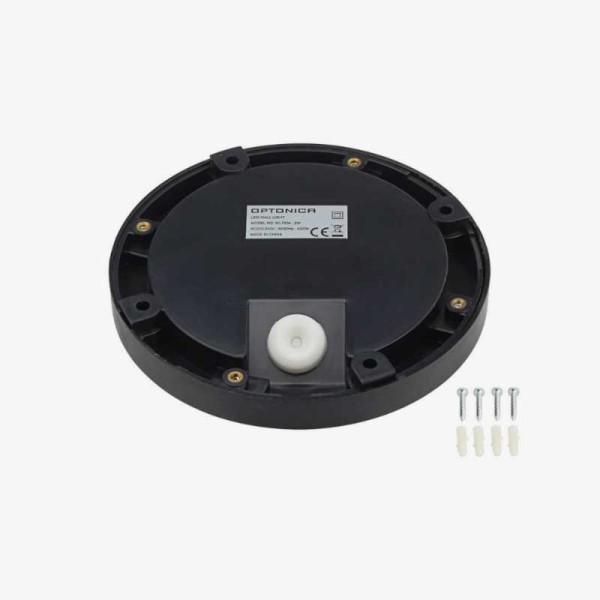 Crna zidna okrugla nadgradna svjetiljka 2W 80 lm IP65 WL7503 - iDEAL LED | Led žarulje - LED rasvjeta iDEAL LED | Led žarulje - LED rasvjeta Crna zidna okrugla nadgradna svjetiljka 2W 80 lm IP65