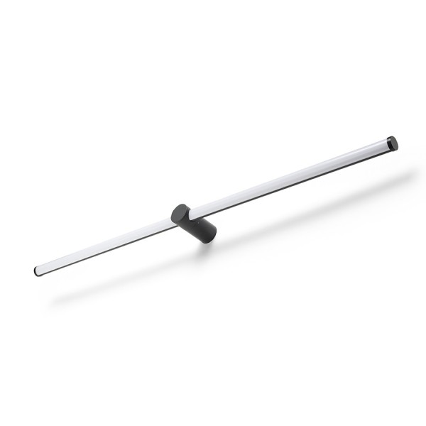Crna zidna usmjerena svjetiljka Claris 2x12W 1010 lm 3000K 220V  IP20