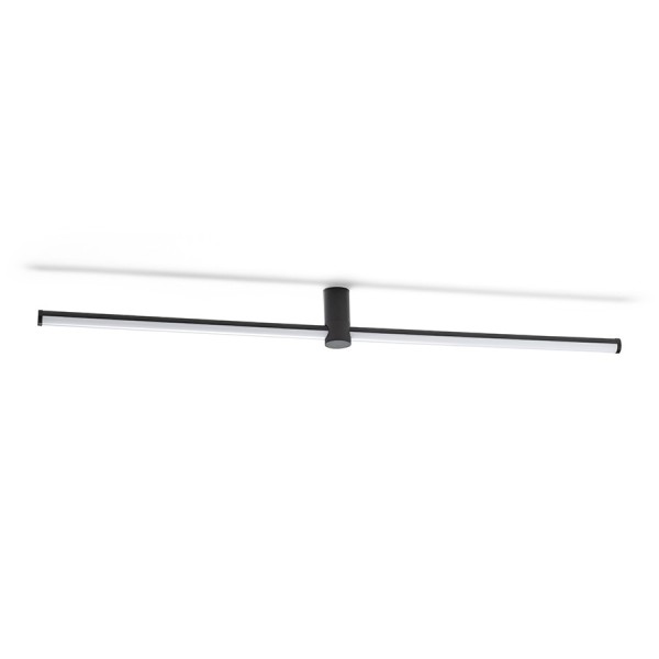 Crna zidna usmjerena svjetiljka Claris 2x12W 1010 lm 3000K 220V  IP20