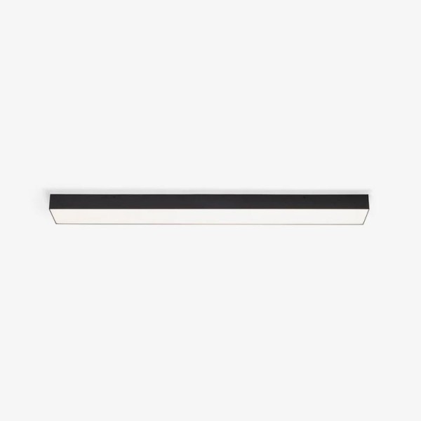 Crni dimabilni nadgradni LED panel Larisa RC 60W 3000K 1150 x 150 mm