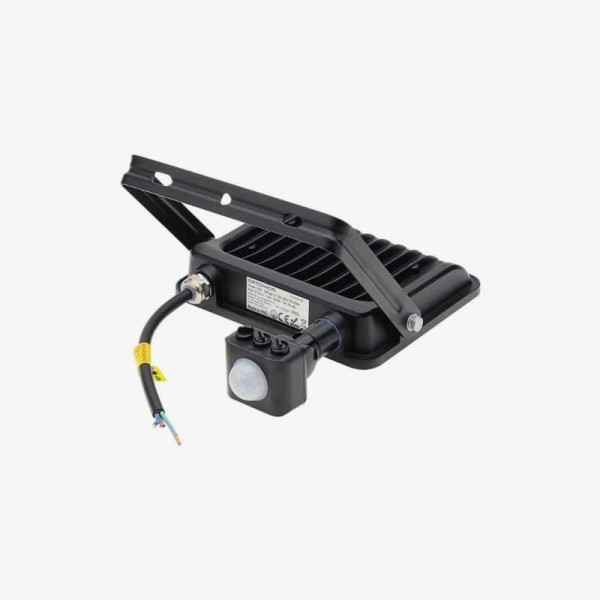 Crni LED reflektor 30W 2700 s PIR senzorom pokreta