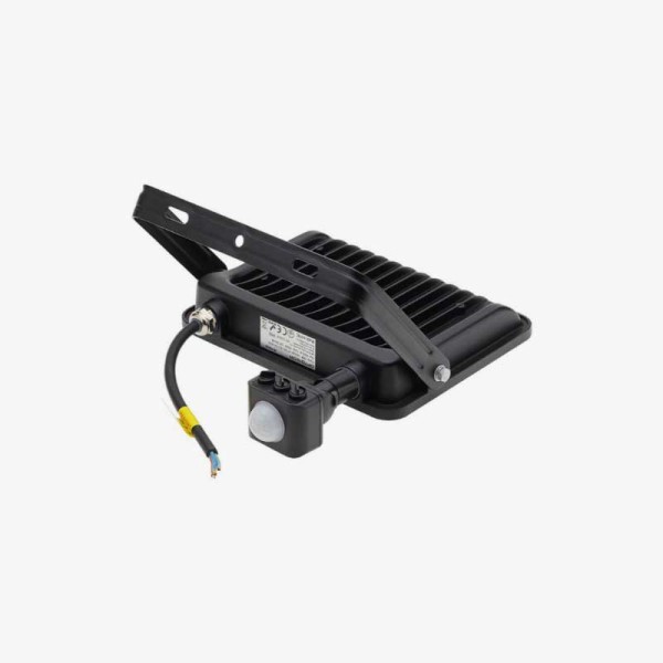 Crni LED reflektor 50W 2700 s PIR senzorom pokreta