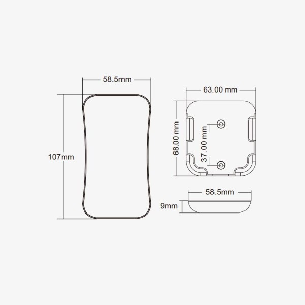RF dimmer komplet za jednobojne LED trake 5-36V RF dimmer komplet za jednobojne LED trake 5-36V