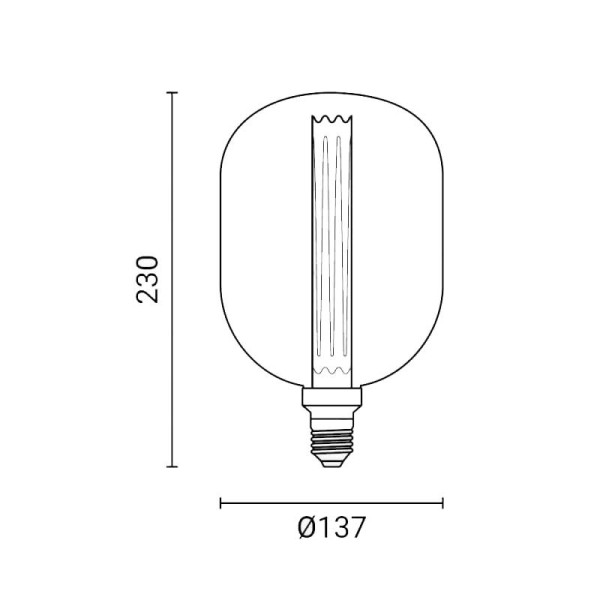 Dekorativna LED žarulja E27 3W 225 lm 1800K LED žarulje SP11711 - iDEAL LED | Led žarulje - LED rasvjeta iDEAL LED | Led žarulje - LED rasvjeta Dekorativna LED žarulja E27 3W 225 lm 1800K