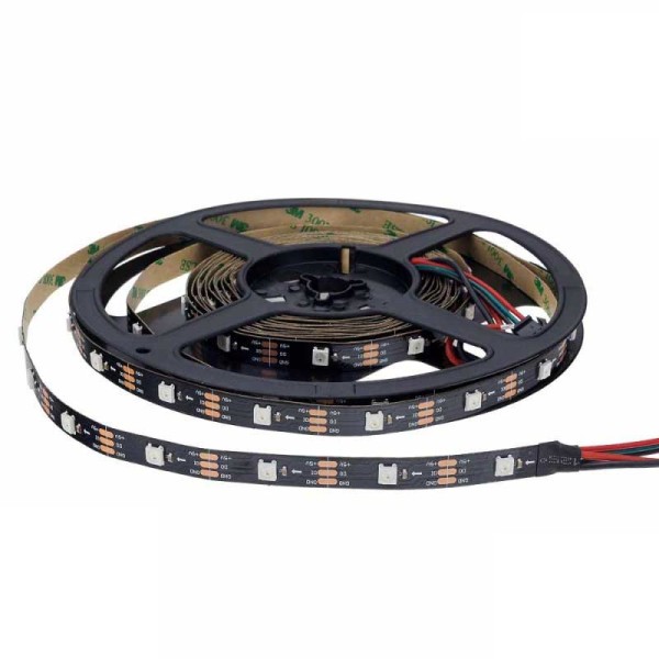 Digitalna LED traka 5V WS2812B 30 smd/m 8W/m - 5 metara LED trake ST4491 - iDEAL LED | Led žarulje - LED rasvjeta iDEAL LED | Led žarulje - LED rasvjeta Digitalna LED traka 5V WS2812B 30 smd/m 8W/m - 5 metara