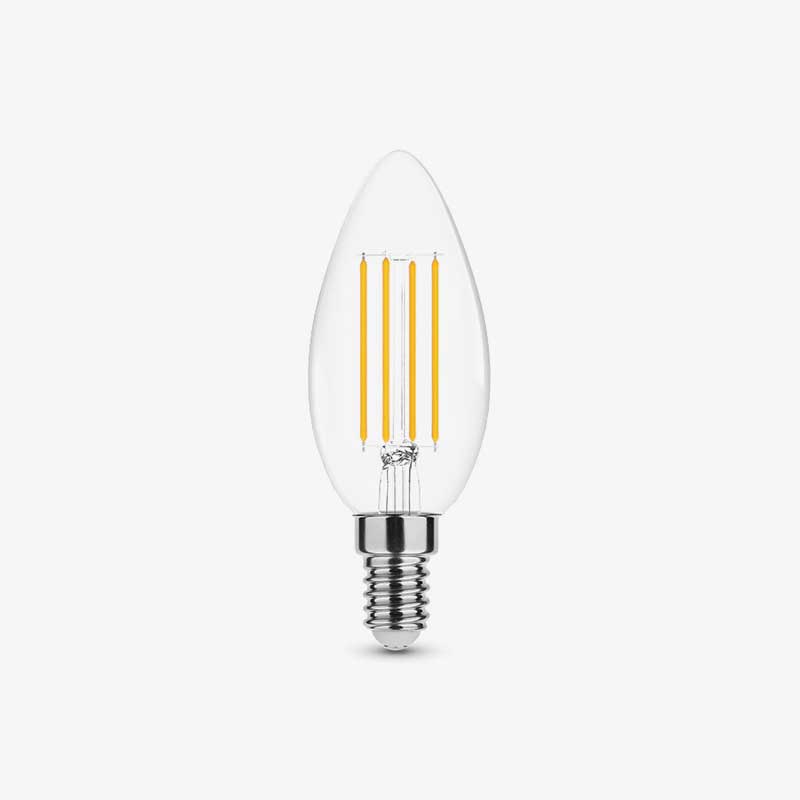 Dimabilna filament LED žarulja E14 4W C35