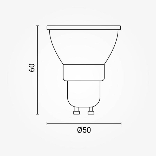 Dimabilna LED žarulja GU10 4W 50° COB Dimabilna LED žarulja GU10 4W 50° COB