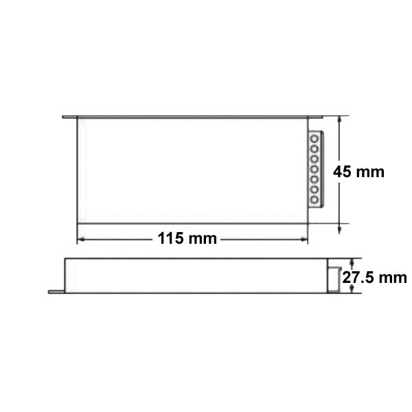 Dimabilni driver 0-10V 9-42W 1100-1500mA IP20