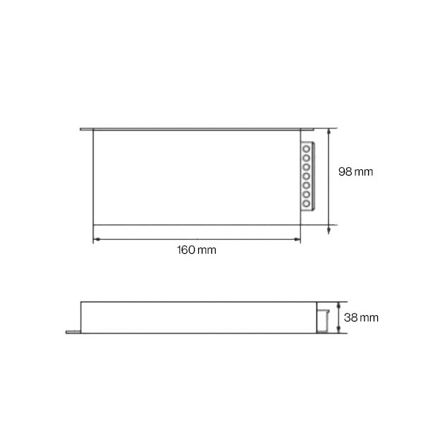 Dimabilno napajanje 100W 12VDC 8.33A IP20 LED napajanja 99SETDC10012IP20D - iDEAL LED | Led žarulje - LED rasvjeta iDEAL LED | Led žarulje - LED rasvjeta Dimabilno napajanje 100W 12VDC 8.33A IP20